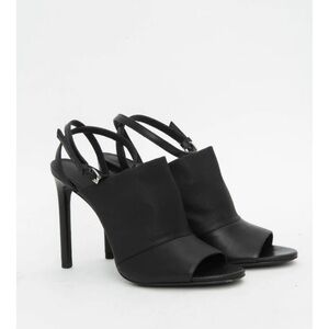 VINCE GRACE LEATHER ANKLE STRAP HEELS - Size 8.5M